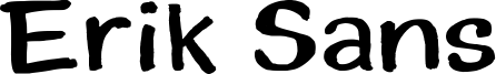 Erik Sans Font