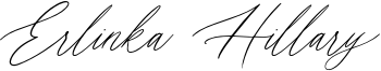 Erlinka Hillary Font