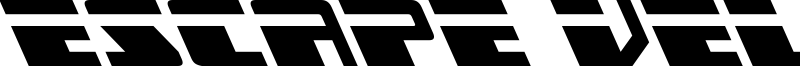 Escape Velocity Font