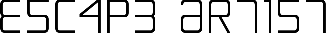 Escape Artist Font