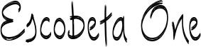 Escobeta One Font