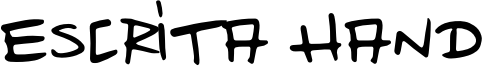 Escrita Hand Font
