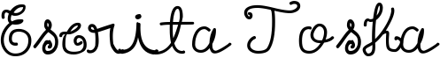 Escrita Toska Font