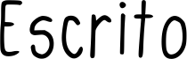Escrito Font