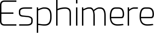 Esphimere Extra Light.otf