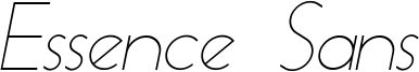 Essence Sans Light Italic.ttf