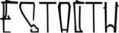 Estactu Font