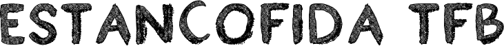 Estancofida TFB Font