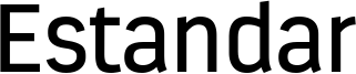 Estandar Font