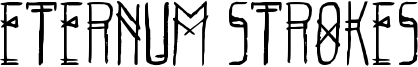 Eternum Strokes Font