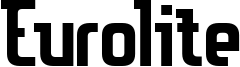Eurolite Font