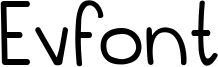 Evfont Font