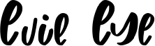 Evil Eye Font