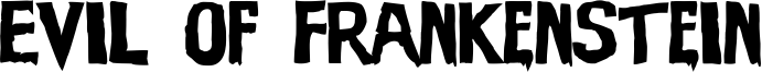 Evil of Frankenstein Font