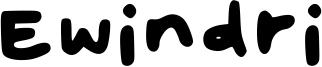 Ewindri Font