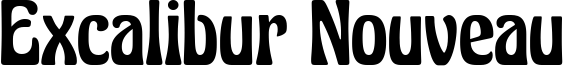 Excalibur Nouveau Font