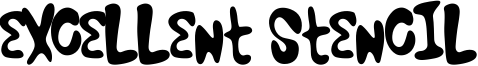 Excellent Stencil Font