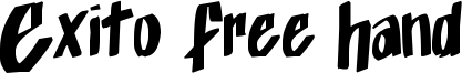 Exito Free Hand Font