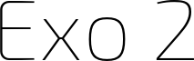 Exo 2 Font