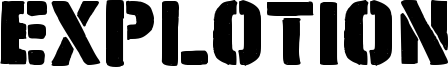 Explotion Font