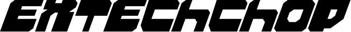 Extechchop Font