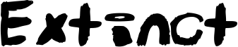 Extinct Font