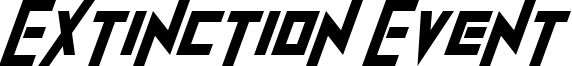 ExtinctionEventItalic.otf