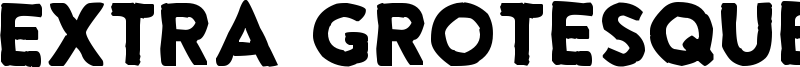 Extra Grotesque Font