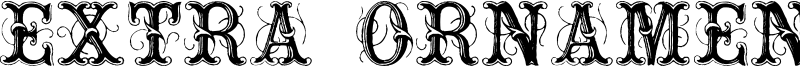 Extra Ornamental Font