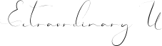 Extraordinary U Font