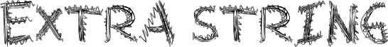 Extra String Font