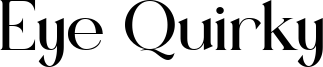 Eye Quirky Font