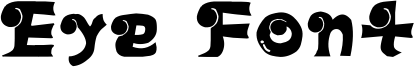 Eye Font Font