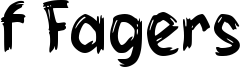 f Fagers Font