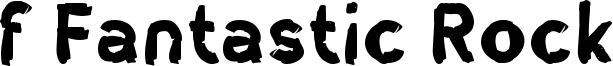f Fantastic Rock Font