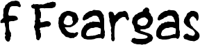 f Feargas Font