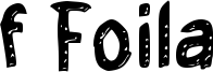 f Foila Font