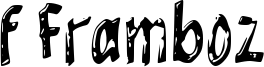 f Framboz Font