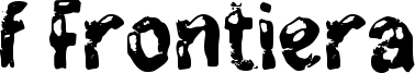f Frontiera Font