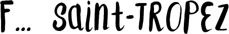 F... Saint-Tropez Font