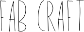 Fab Craft Font