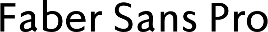 Faber Sans Pro Font
