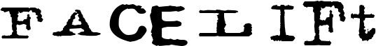 Facelift Font