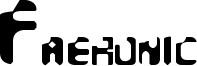 Faeronic Font