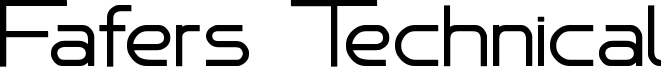 Fafers Technical Font