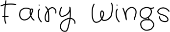 Fairy Wings Font
