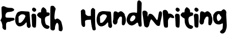 Faith Handwriting Font