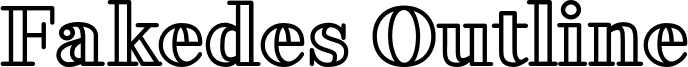 Fakedes Outline Bold.otf