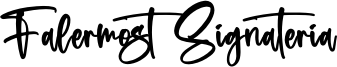 Falermost Signateria Font