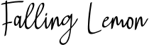 Falling Lemon Font